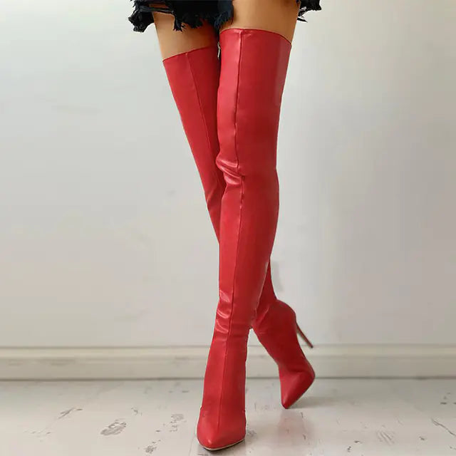 Over The Knee High Heel Boots for Women
