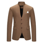 Men's Color Block Casual Slim Fit Suit Jacket X13