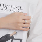 Vintage Thai Silver Personalized Weaving Fashion Ring