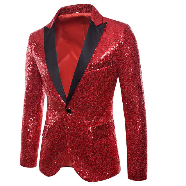 Men's Casual Slim Fit Fashion Suit Coat
