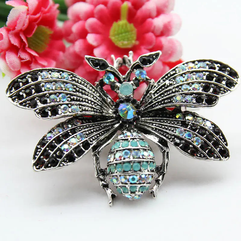 Elegant Insect Series Brooches - Bee, Moth, Butterfly