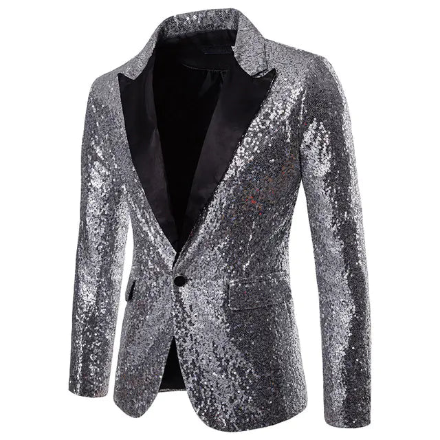 Men's Casual Slim Fit Fashion Suit Coat