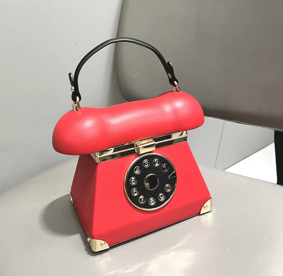 Retro Landline Phone Handbag