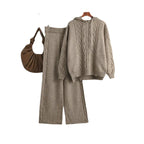 Chic Hooded Sweater & Pants Set