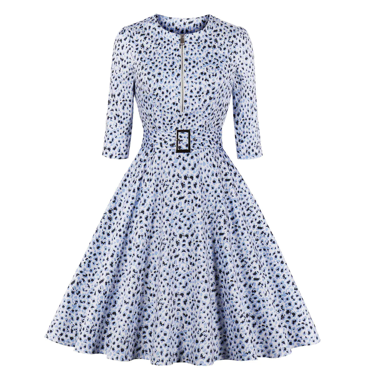 Fall Fashion Leopard Print Dress for Women