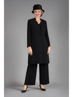 Giovanna 3pc Long Jkt+Cami+Pants Suit, Style S0753S