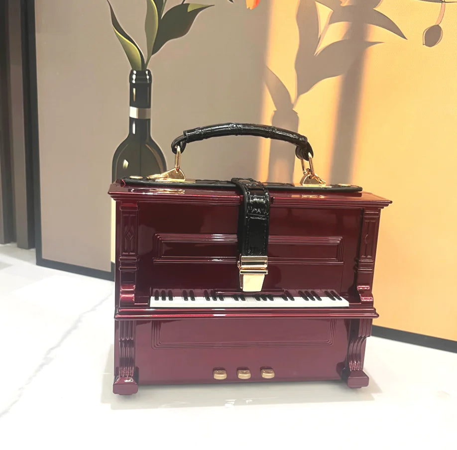 Piano Box Crossbody Bag