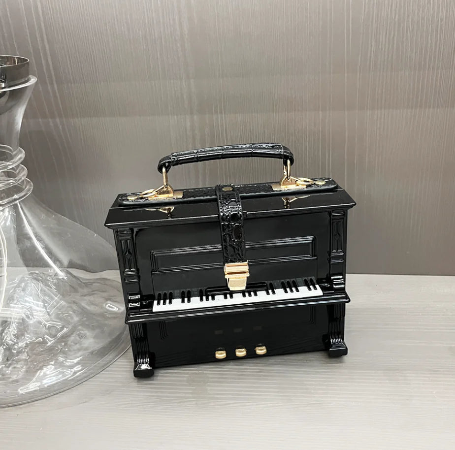 Piano Box Crossbody Bag