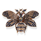 Elegant Insect Series Brooches - Bee, Moth, Butterfly