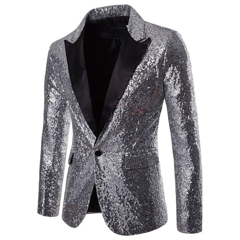 Men's Casual Slim Fit Fashion Suit Coat