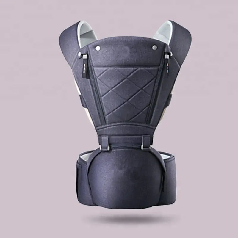 Baby Carrier with Bass Bear Hip Seat for Front Carry