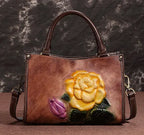 Vintage Style Handcrafted Bucket Bag for Women