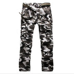 Stylish Men's Cotton Camouflage Multi-pocket Pants