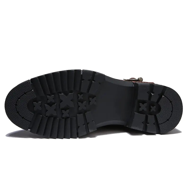 Men's Leather Warm Chelsea Ankle Boots for Fall/Winter