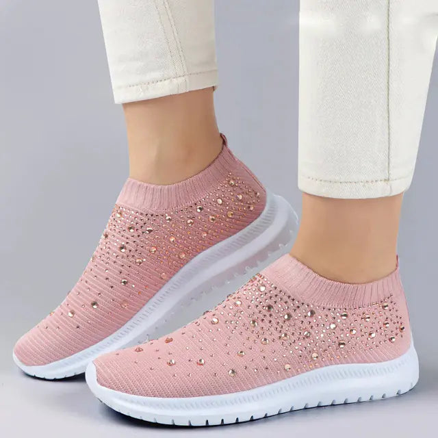 Women's Casual Vulcanized Canvas Flat Shoes for Summer