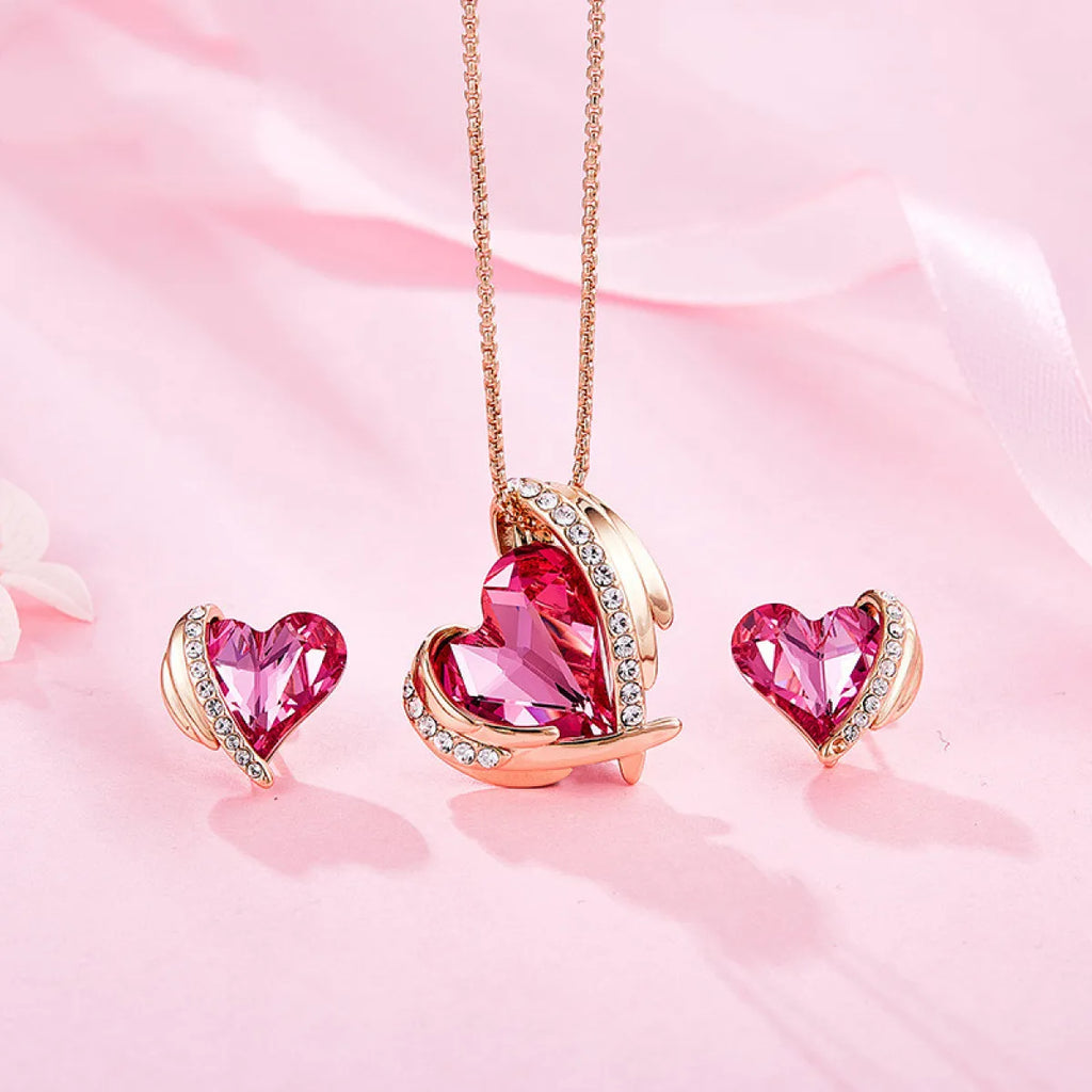 Angel Necklace and Earring Jewelry Set