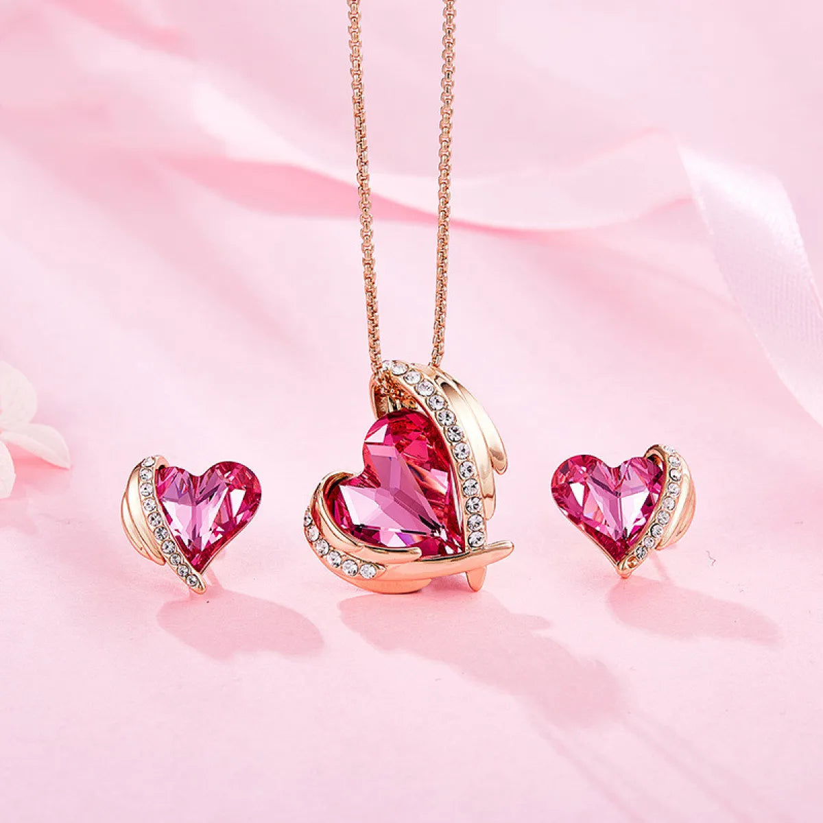 Angel Necklace and Earring Jewelry Set