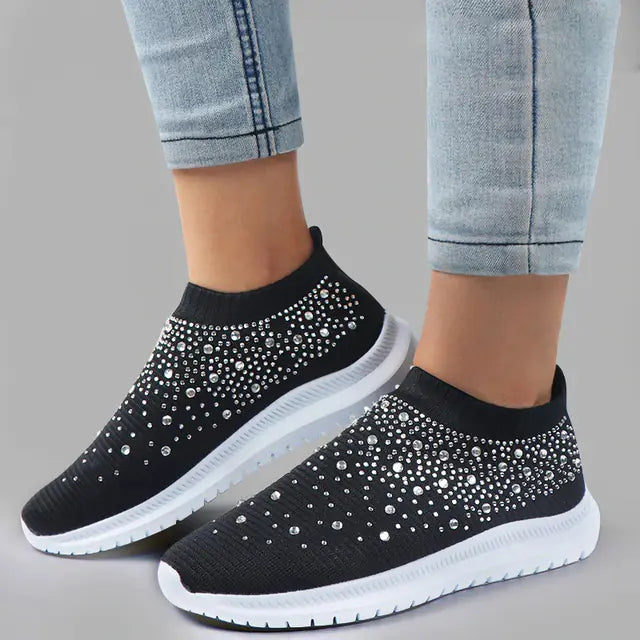 Women's Casual Vulcanized Canvas Flat Shoes for Summer