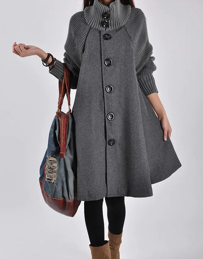 Women's Elegant Fashion Mid-Length Trench Coat