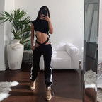 Women's Casual All-Match Sports Trousers in Contrast Colors