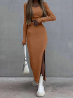 Spring Women's Knitted Sweater Skirt Two Piece Set