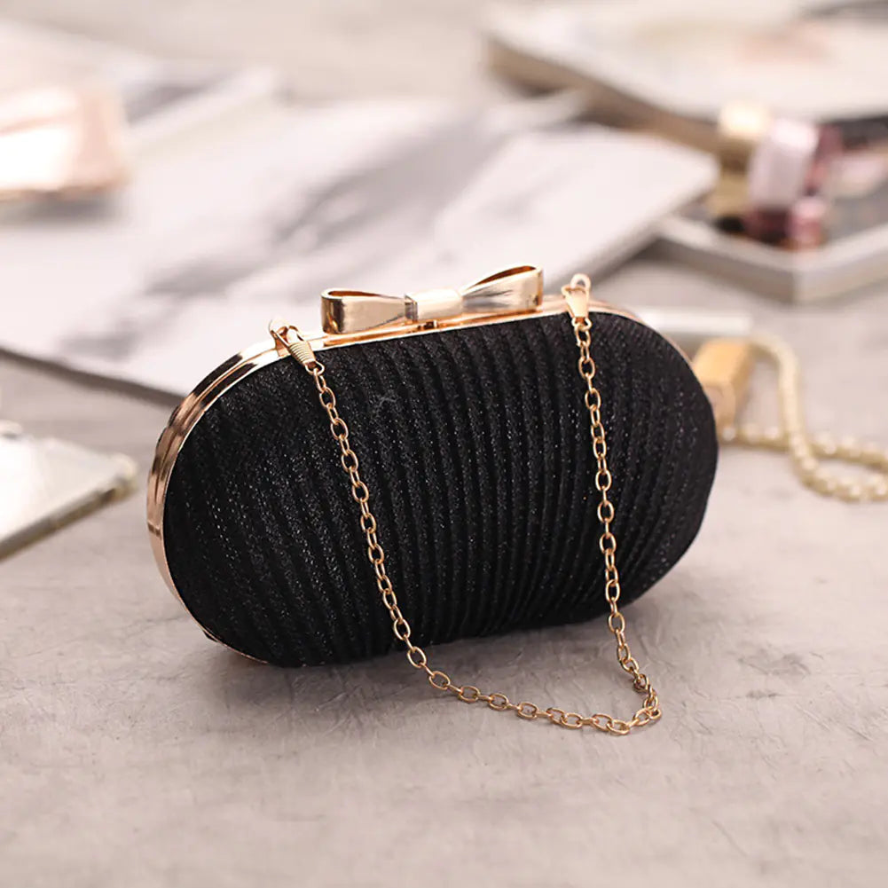 Elegant Evening Clutch with Chain for Ladies
