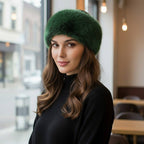 Elegant Faux Fur Winter Headband Earmuff: Mustard