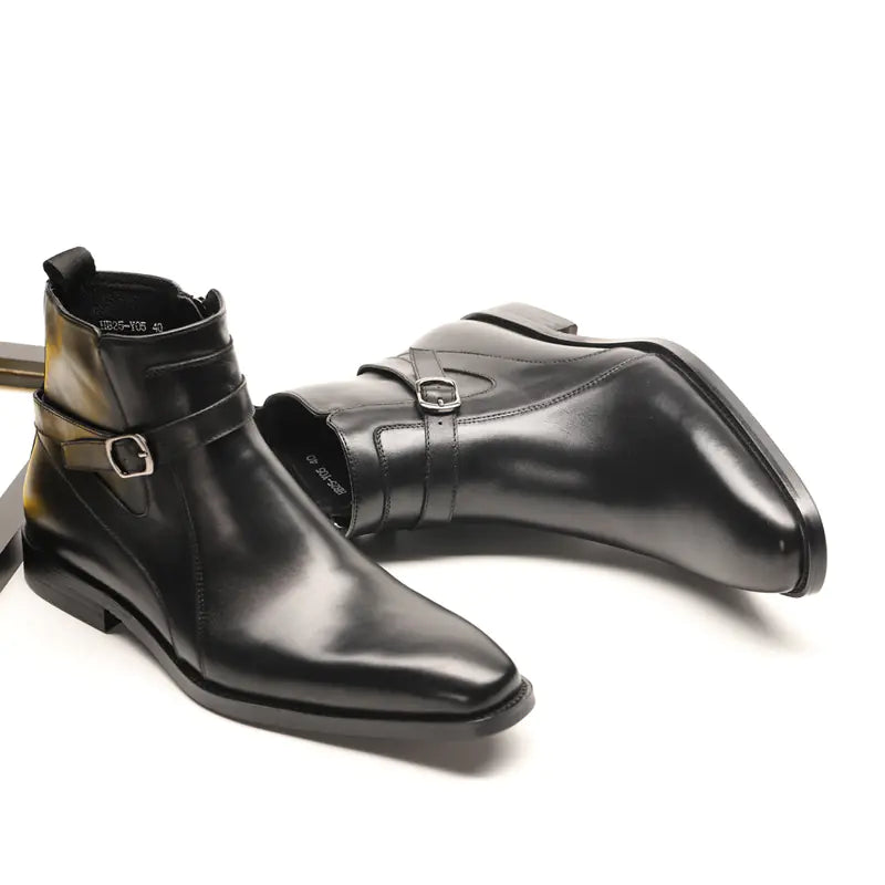 Men's High-Top Leather Martin Boots