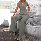 Chic Vest & Trousers Set