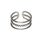 Vintage Thai Silver Personalized Weaving Fashion Ring