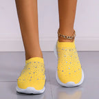 Women's Casual Vulcanized Canvas Flat Shoes for Summer