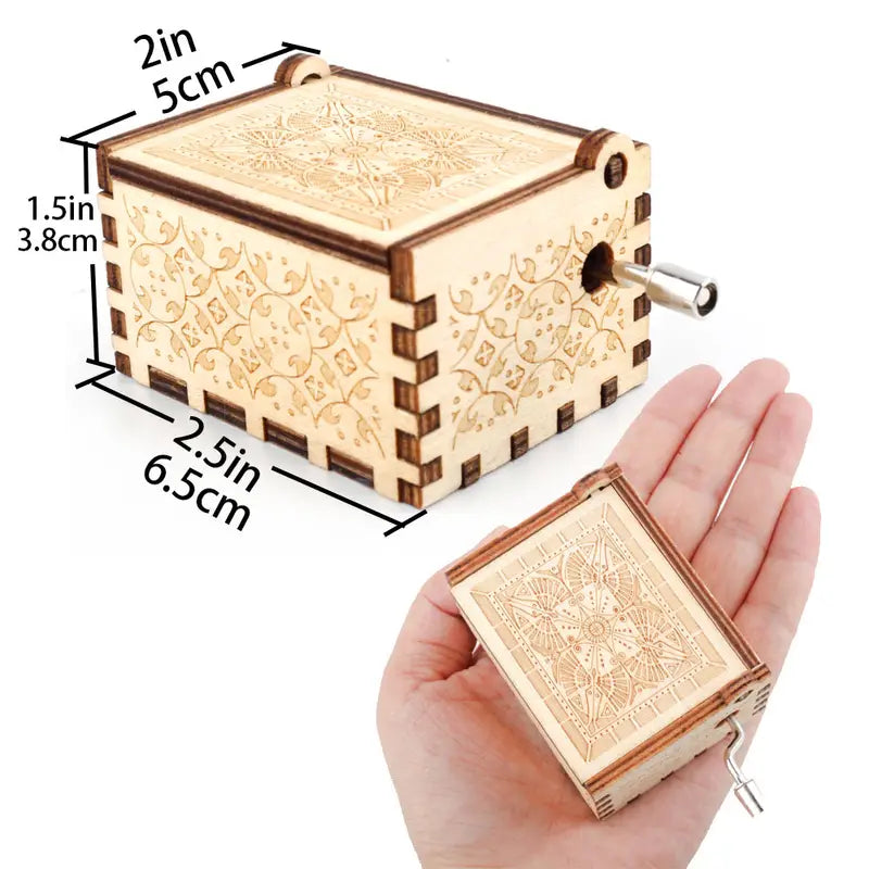 Wooden Musical Box for Mom to Daughter - You Are My Sunshine