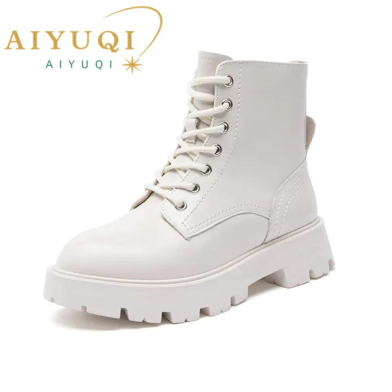Trendy Mid-Calf Fleece Ankle Boots for Winter