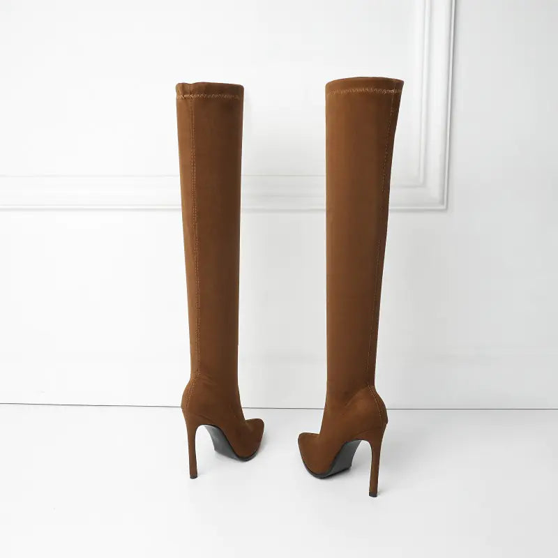 Sleek Over-Knee Stiletto Boots