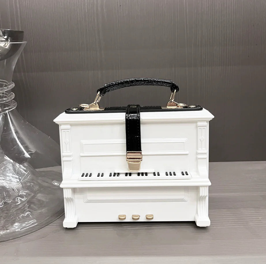 Piano Box Crossbody Bag