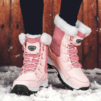 Women's Waterproof High-Top Thick Bottom Winter Boots
