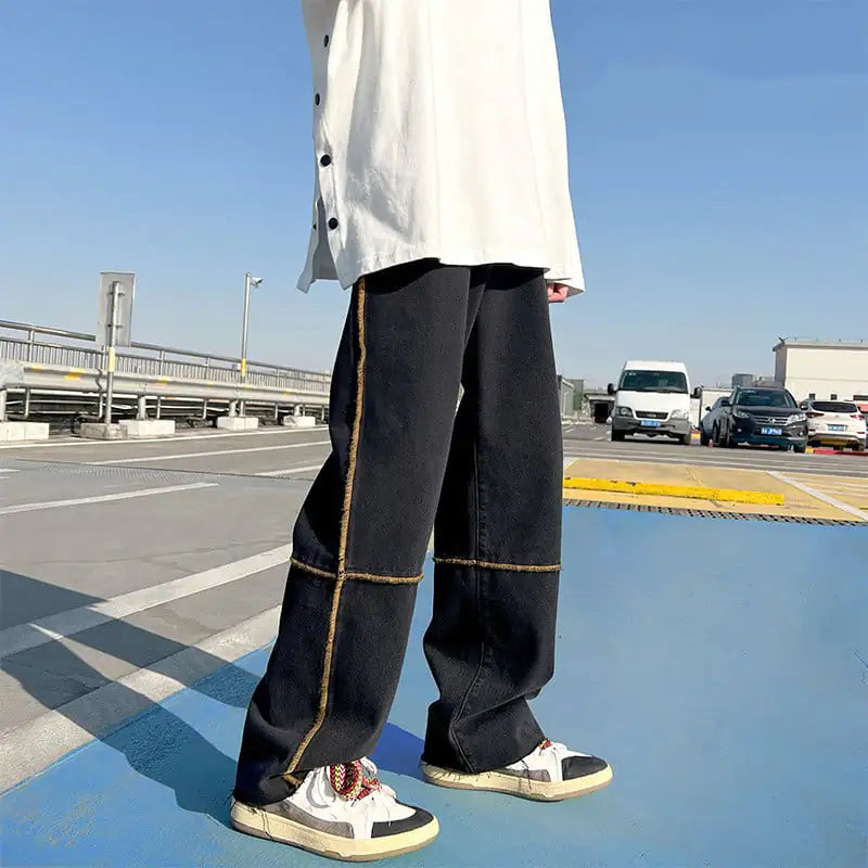 Hip Hop Letter Jeans for Boys
