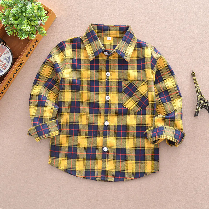 Boys' Checkered Shirt