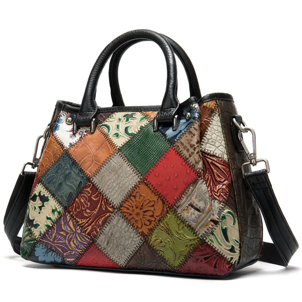 Personalized Stitching Shoulder Bag