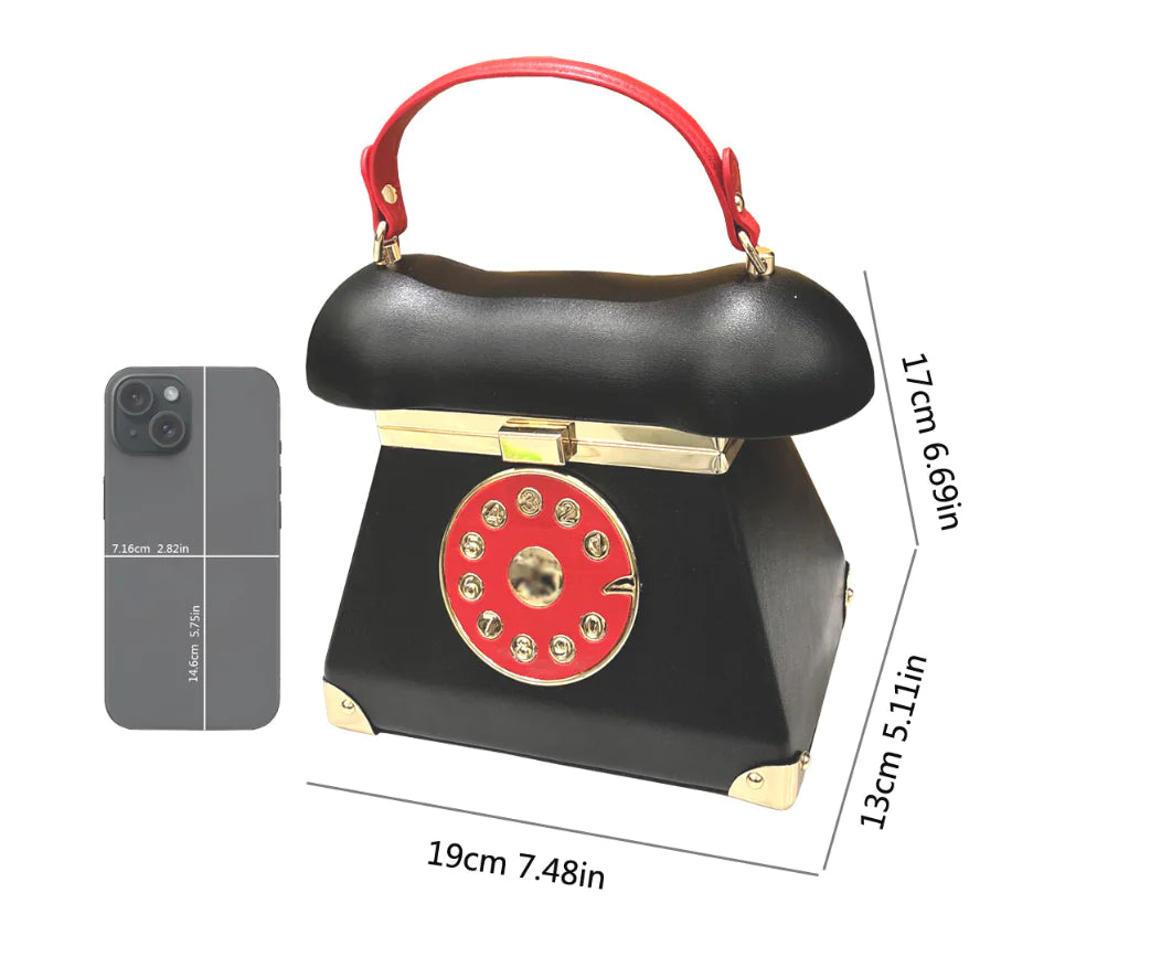 Retro Landline Phone Handbag