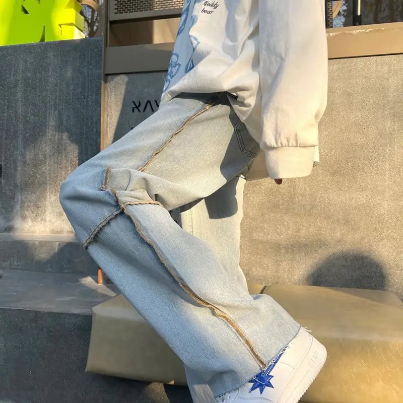Hip Hop Letter Jeans for Boys