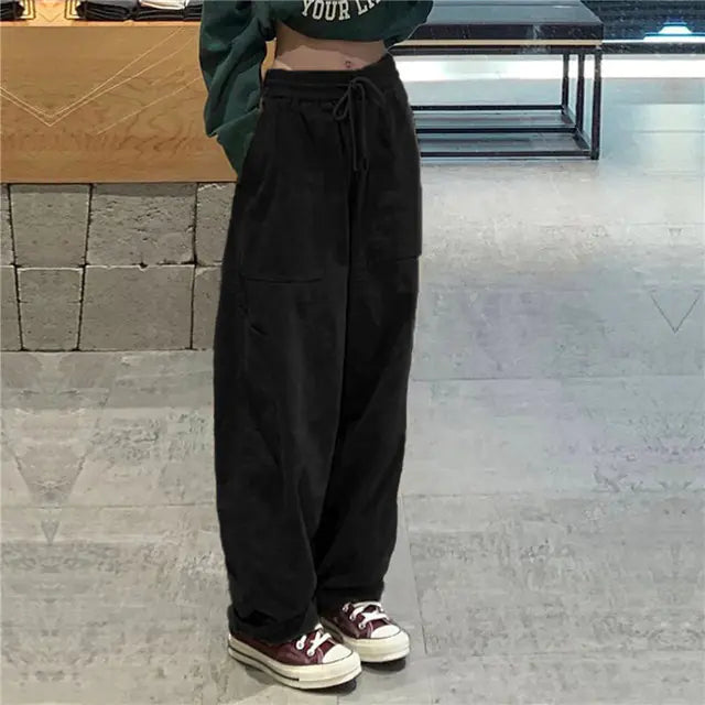 Women's Comfortable Loose Fit Casual Sports Pants