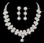 Elegant Pearl Necklace & Earring Set