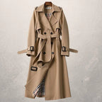 Women's Mid-length Autumn Trench Coat Windbreaker