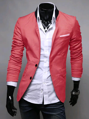 Men's Slim Fit Lightweight Suit Jacket