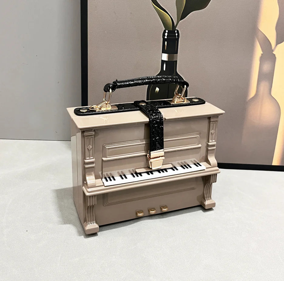 Piano Box Crossbody Bag