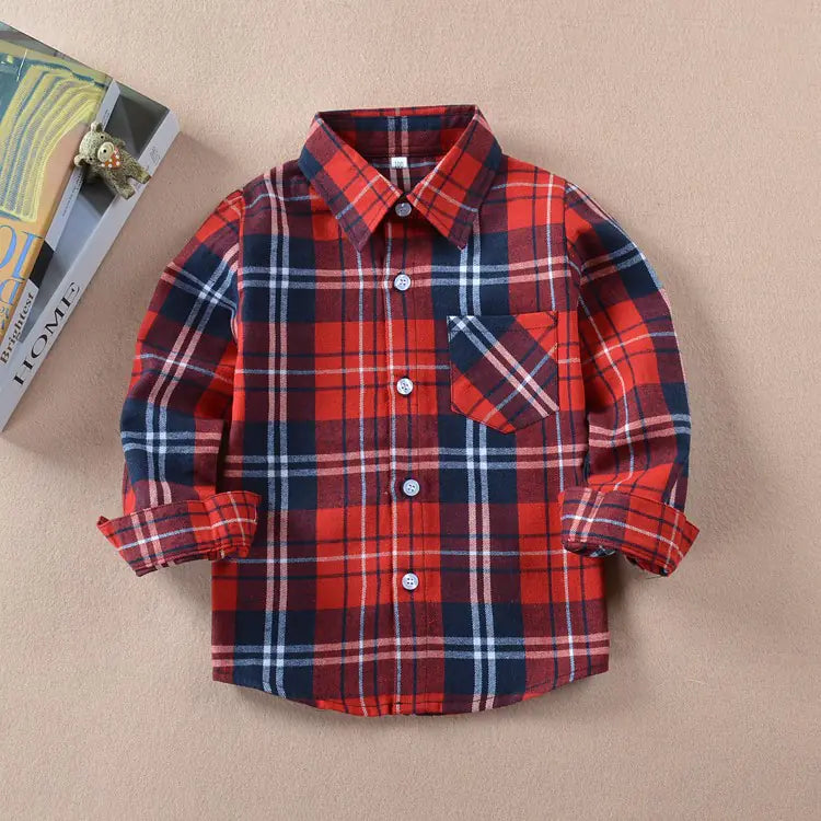 Boys' Checkered Shirt