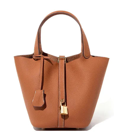Essential Leather Bucket Handbag