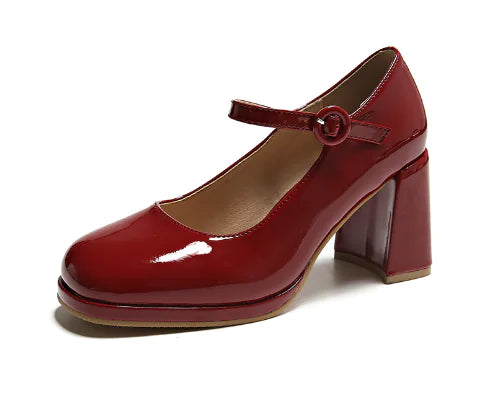 Waterproof High Heels for Women - Thick Sole Chunky Heels