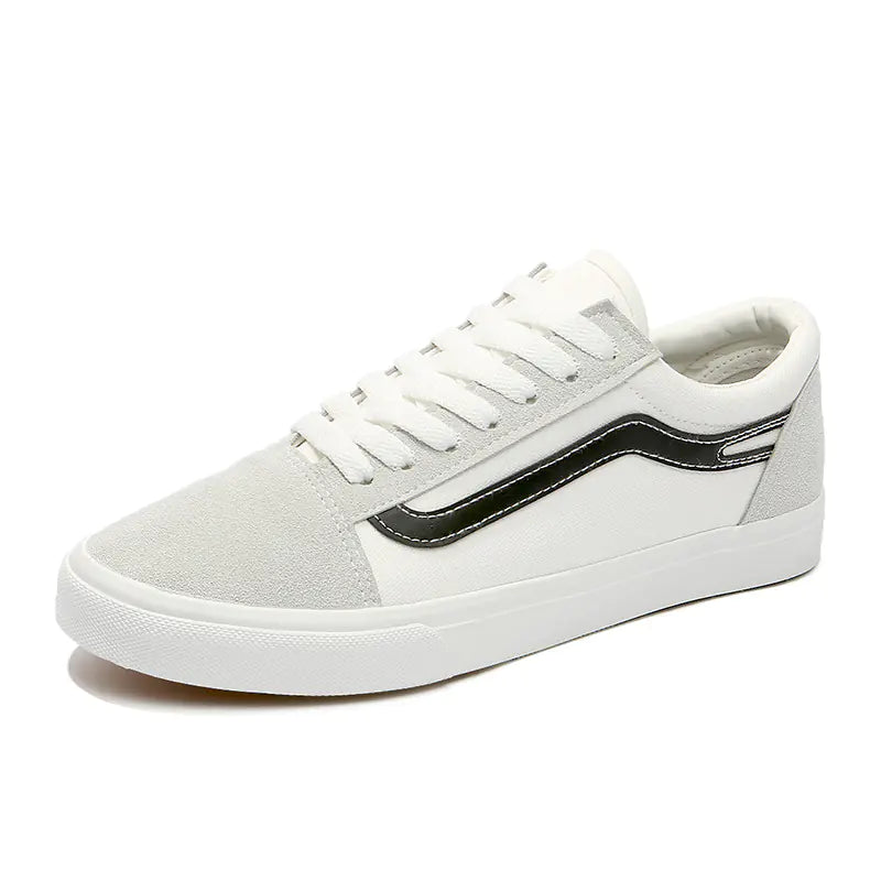 Spring Low-Top Canvas Shoes for Men in Three Colors